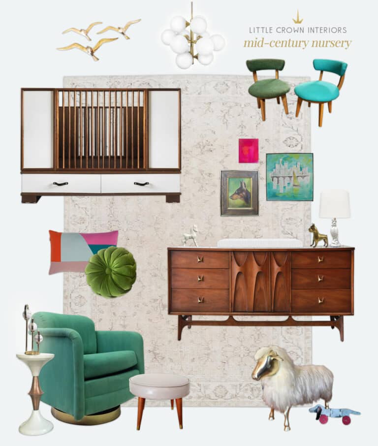 A Fully Vintage Mid-Century Modern Nursery
