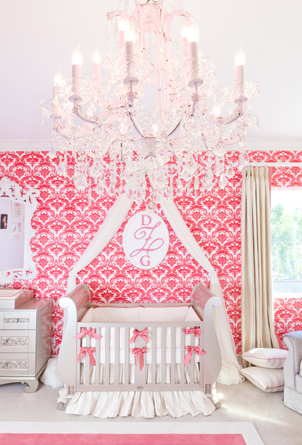 coral and silver nursery