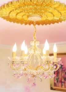 nursery crystal chandelier