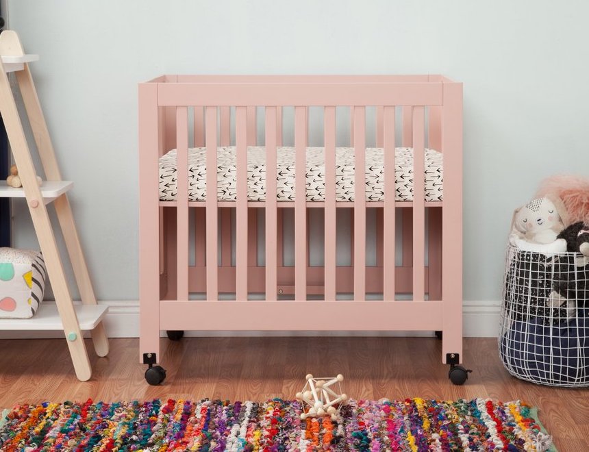 Mid century outlet mini crib