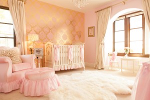 Pink and Gold Designer Nursery