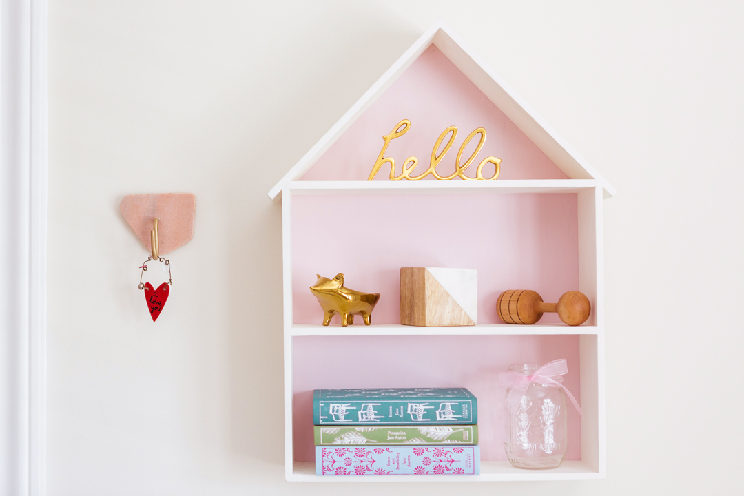 Pink Nursery Wall Decor | Little Crown Interiors