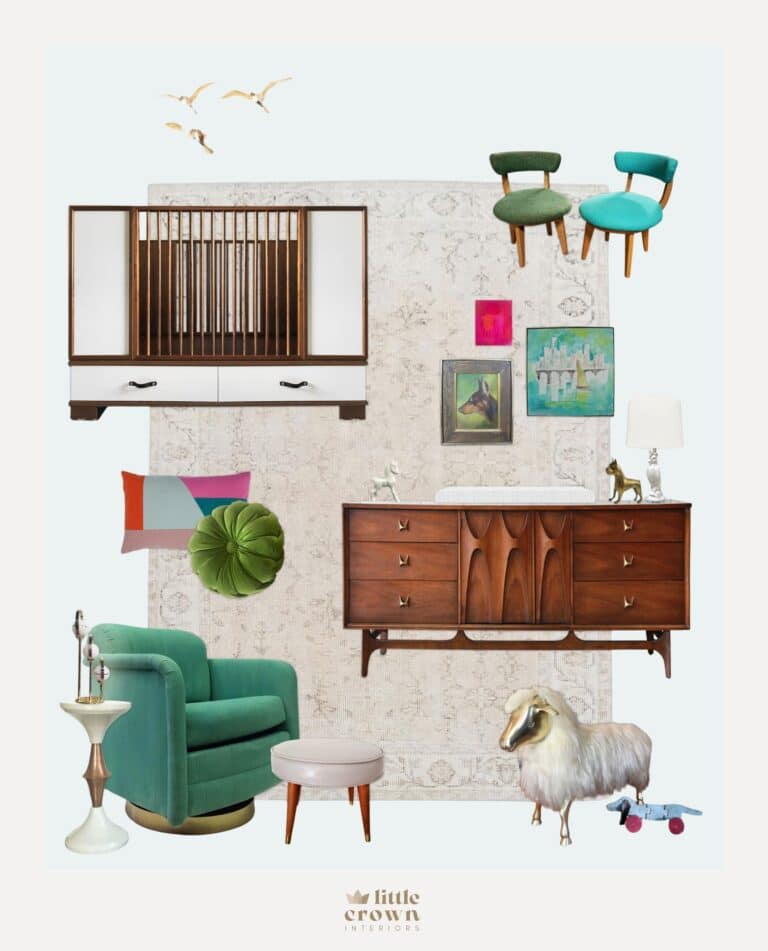 A Fully Vintage Nursery Design With Safety Tips