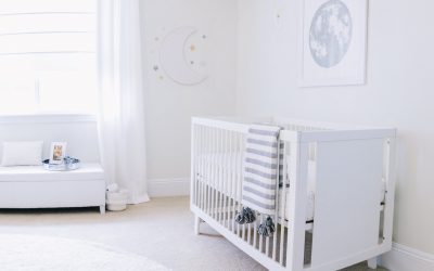 All White Celestial Nursery Design Reveal