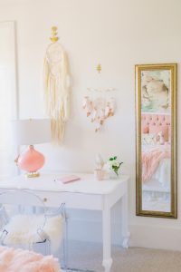 Pink Girl's Bedroom by Little Crown Interiors
