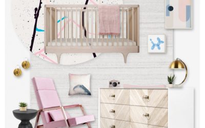 A Nursery Design Board Inspired by an Adult Space