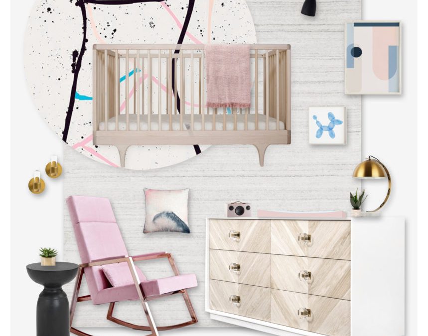 A Nursery Design Board Inspired by an Adult Space