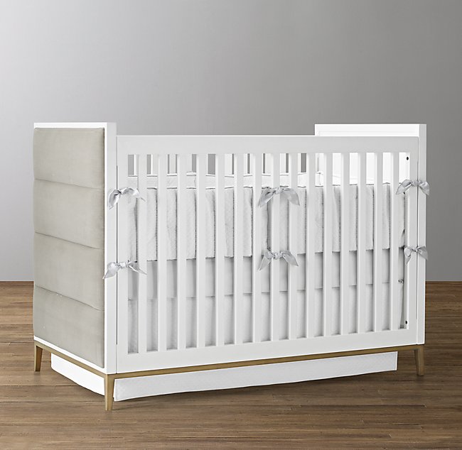 Restoration Hardware Loew Upholstered Crib