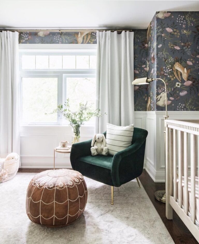 How High to Install Curtains in the Nursery or Kid’s Room