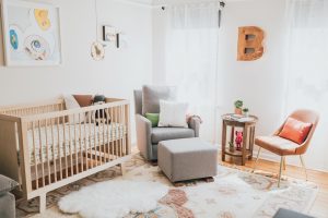 Eclectic Modern Nursery Design | Little Crown Interiors