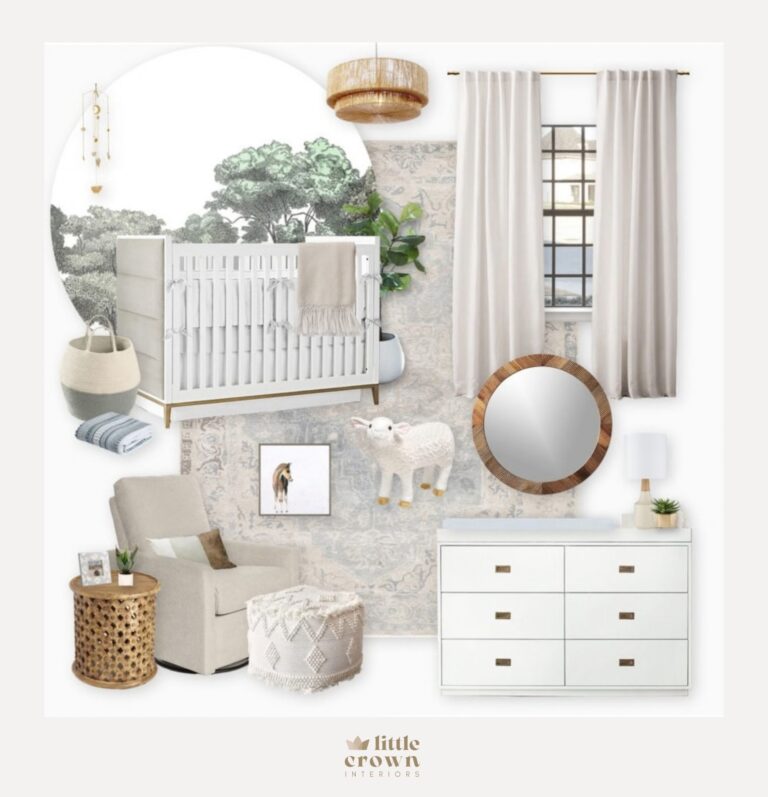A Tree Theme Gender Neutral Nursery With Boy Option