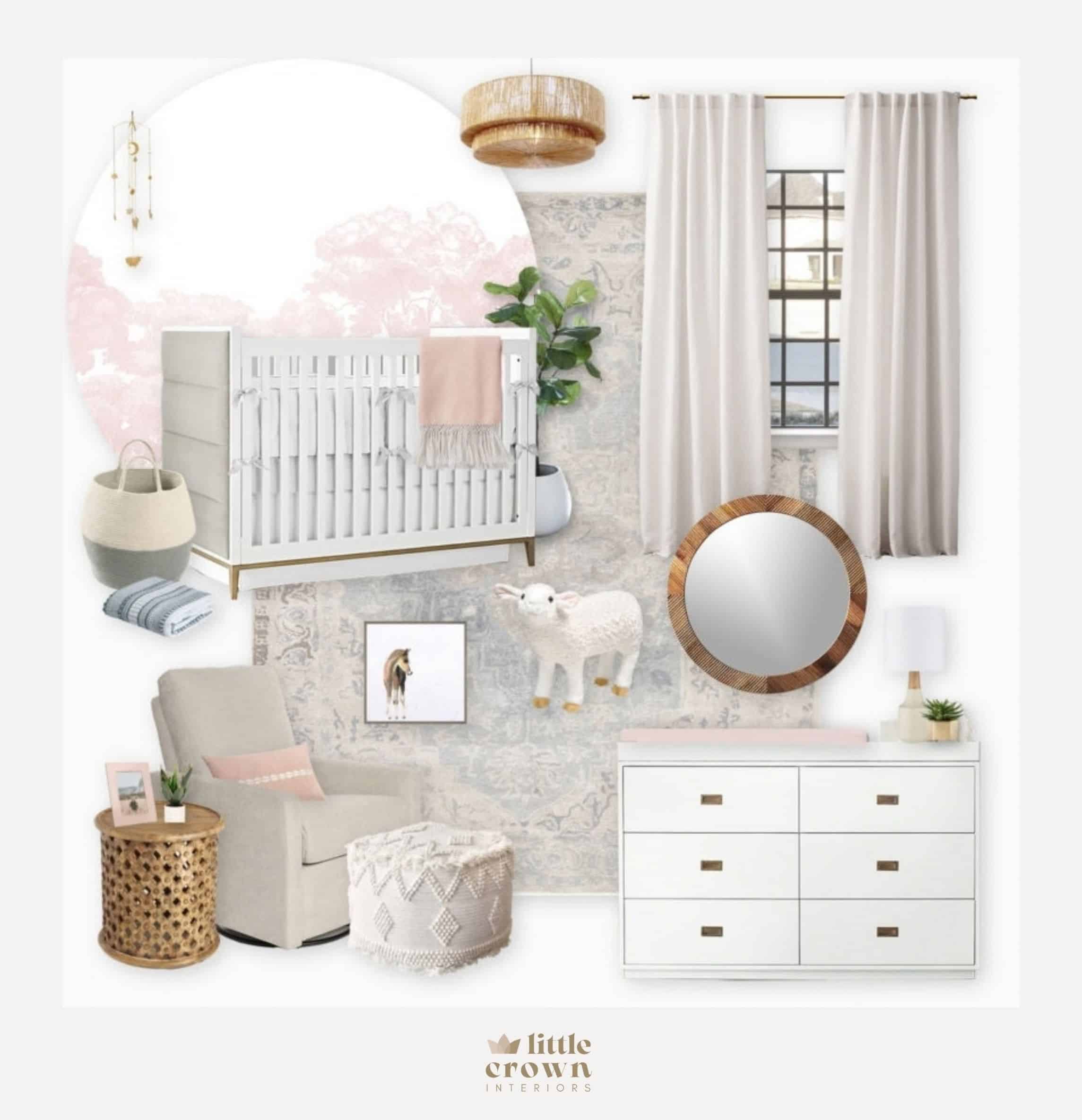 A Tree Theme Gender Neutral Nursery With Girl Option