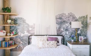 Lavender Girl's Bedroom in Newport Beach by Little Crown Interiors