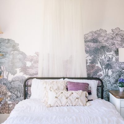 Lavender Girl's Bedroom by Little Crown Interiors