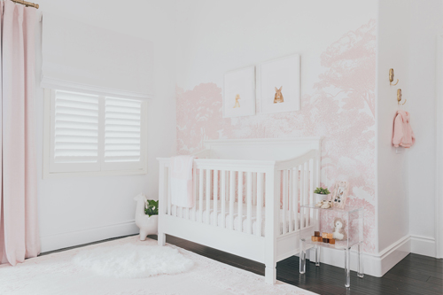 Design Reveal: Pretty in Pink Nature-Inspired Nursery
