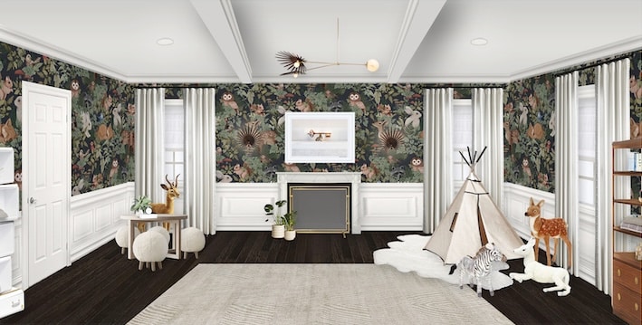 Luxury Woodland Boy's Room Design