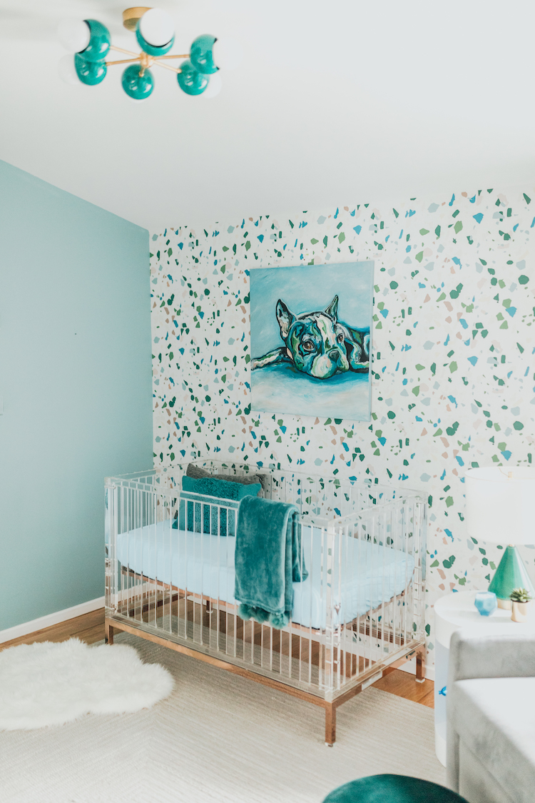White & Blush Nursery by Little Crown Interiors