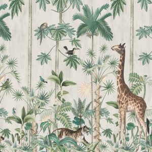 Giraffe Jungle Wall Mural