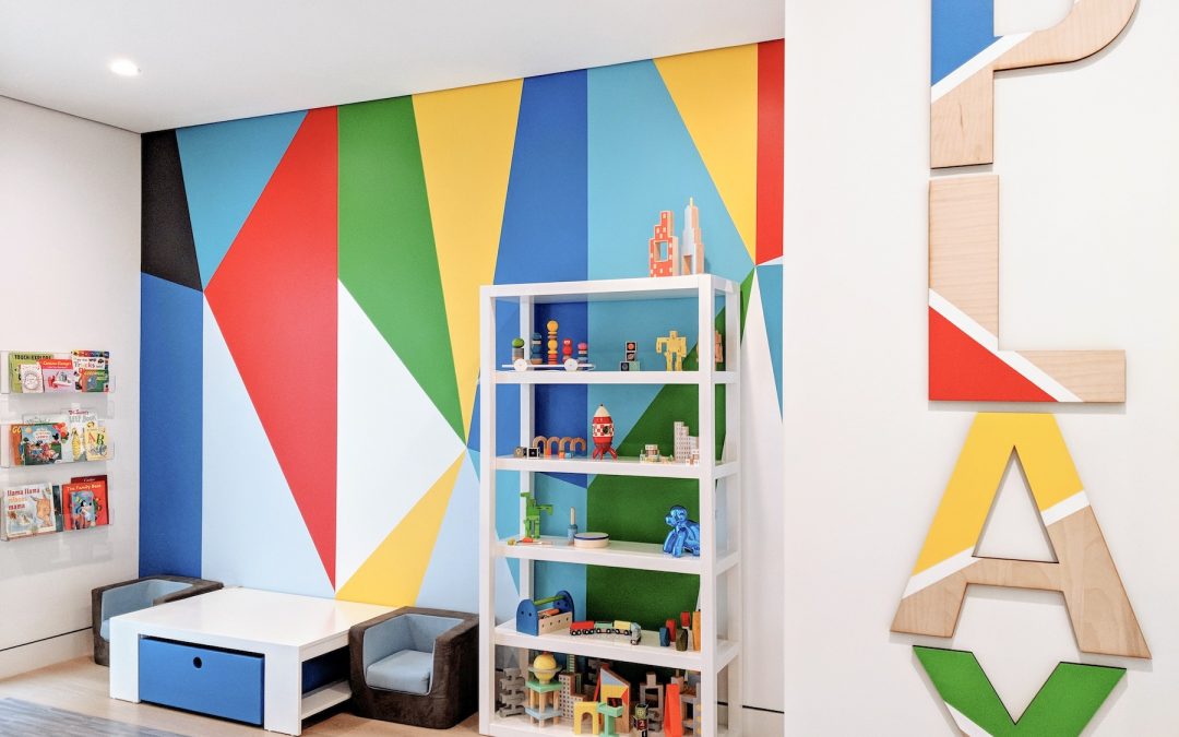A Super Colorful Modern Playroom Design Reveal