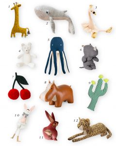 Adorable Stuffed Animals for the Nursery