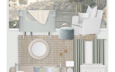 Neutral Southern Jungle Nursery E-Design Reveal