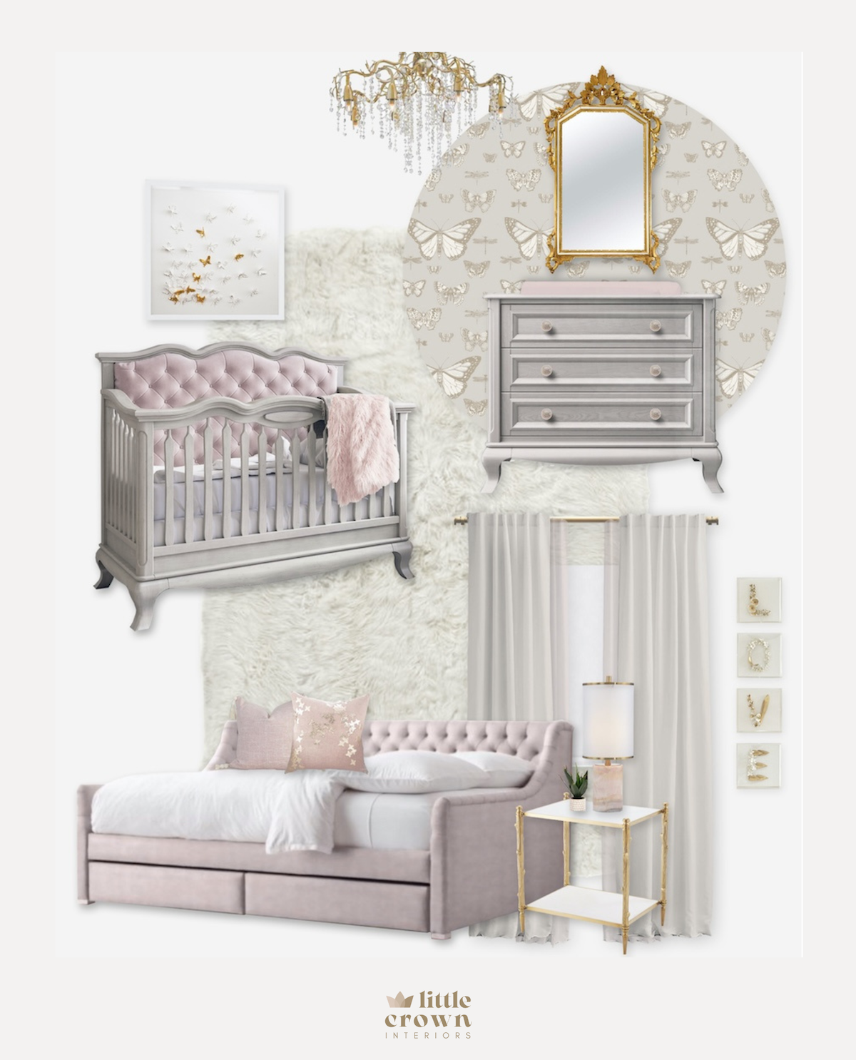 Butterfly Nursery for Twin Girls