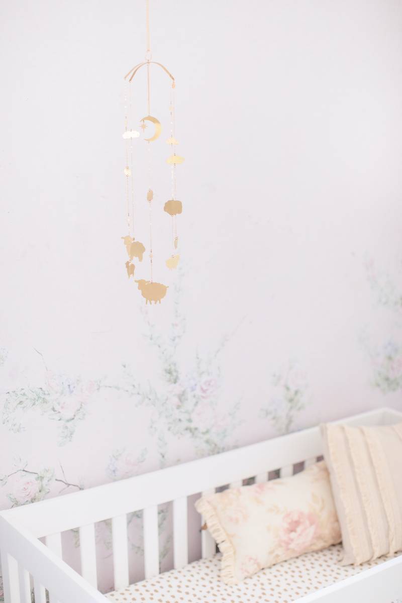 Floral Girl's Nursery by Little Crown Interiors