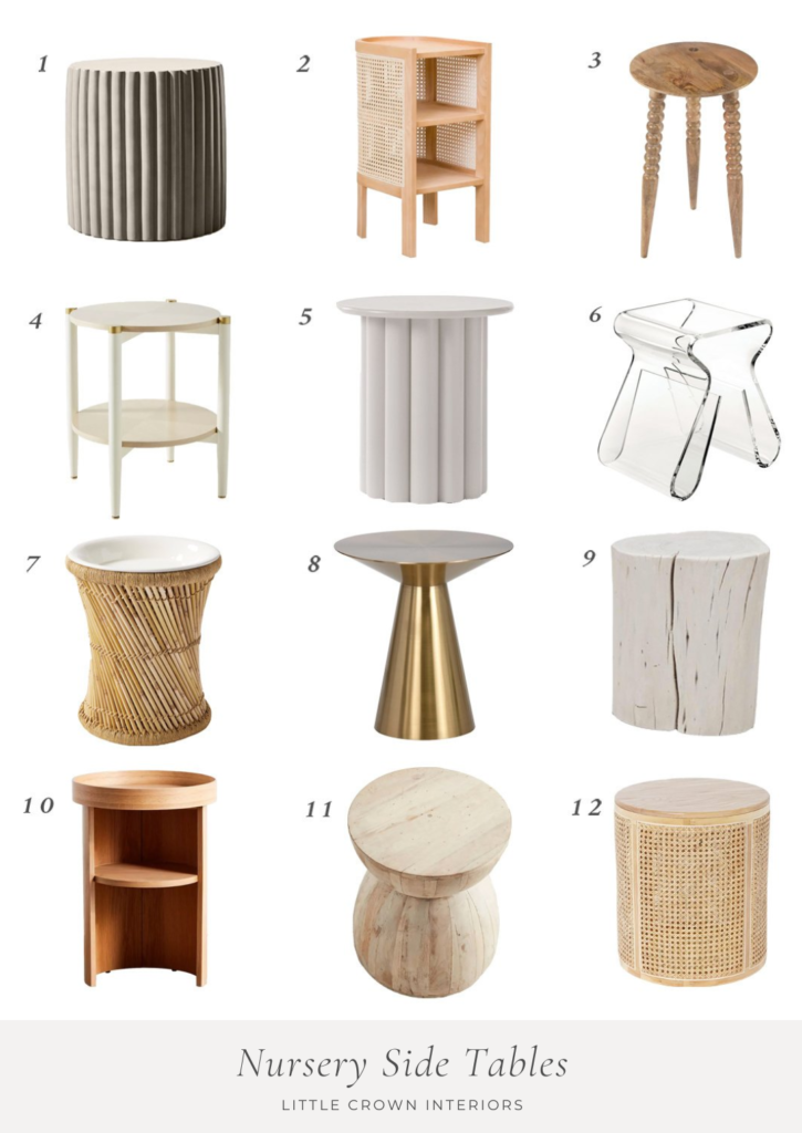roundnurserysidetables Little Crown Interiors