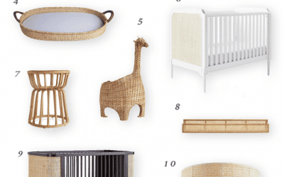 My Favorite Rattan Furniture and Decor for the Nursery