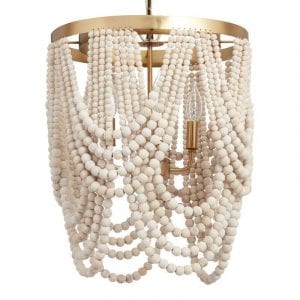 Whitewashed-Wood-Bead-Chandelier-Gold