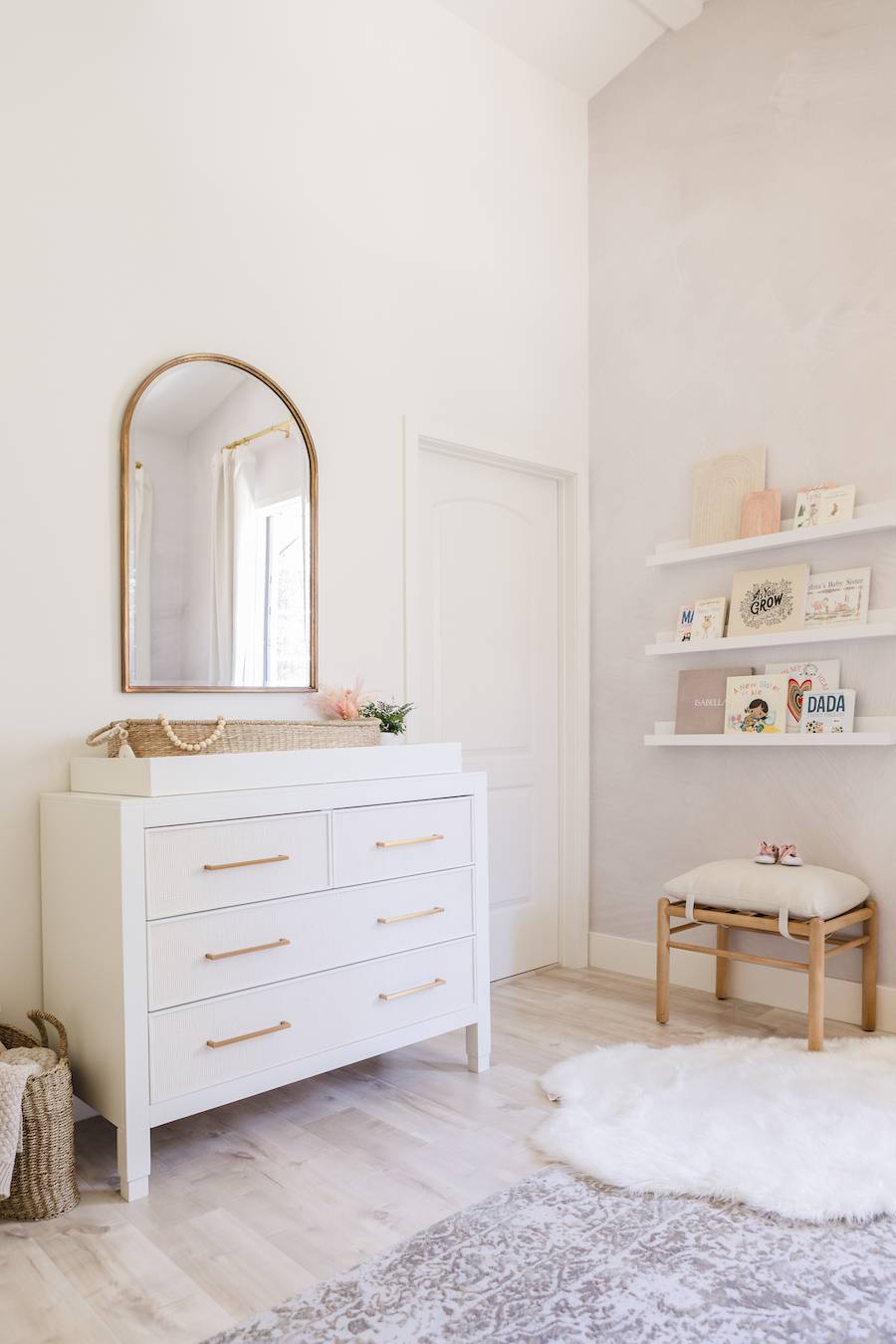 Natural & Neutral Nursery Changing Table