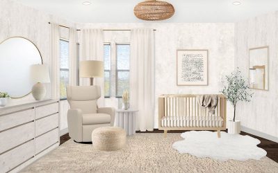 A Modern Natural Nursery Reveal with Soft Neutrals