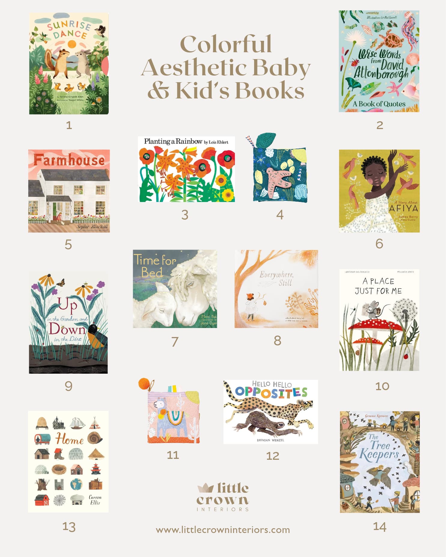 Colorful Aesthetic Baby & Kid's Books