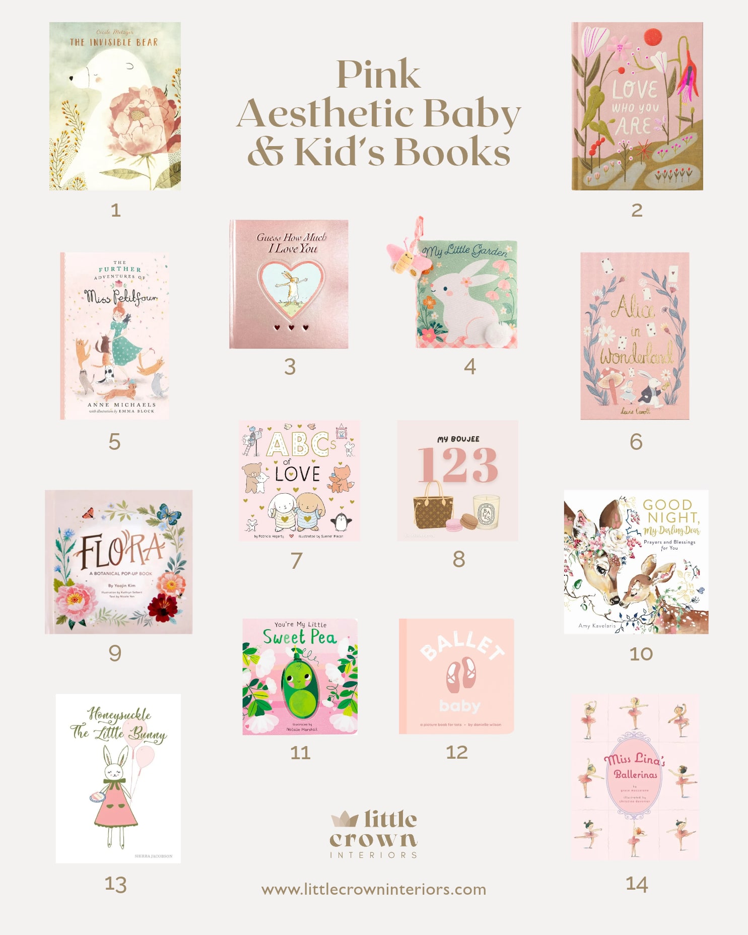 Pink Aesthetic Baby & Kid's Books