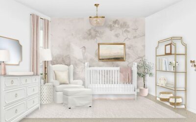 E-Design Reveal: Elegant Neutral and Blush Nursery