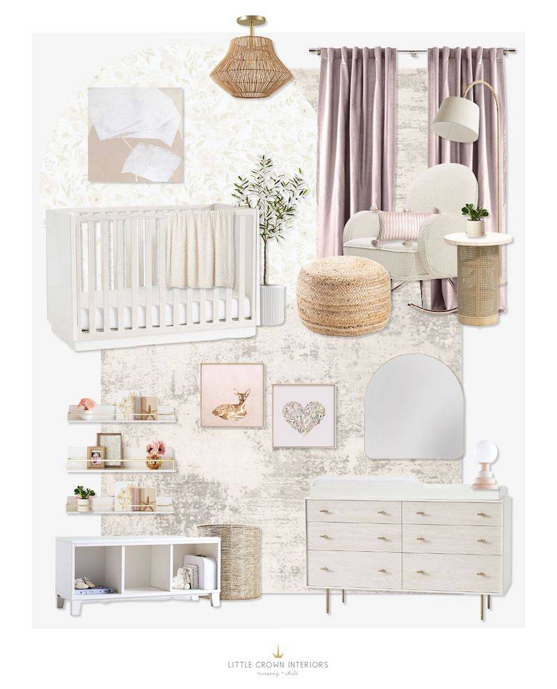 Neutral and Natural Floral Nursery