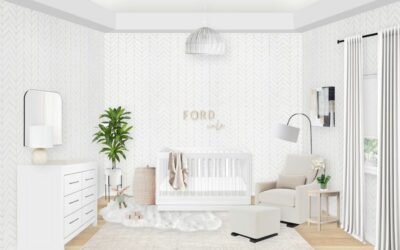 E-Design Reveal: Subtle White and Neutral Nursery