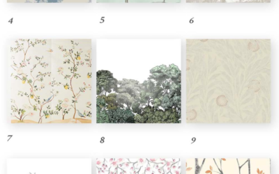Our Favorite Tree Pattern Wallpapers for the Nursery