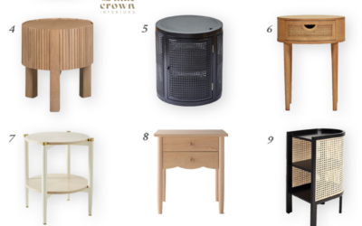 Our Favorite Side Tables with Storage for the Nursery