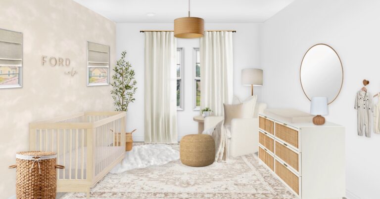 Cozy Neutral & Natural Nursery
