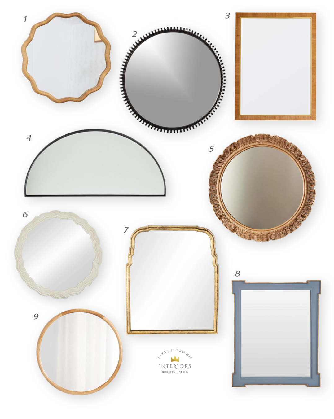 Mirror for the Nursery & Kids Rooms