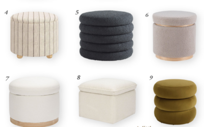 Versatile Storage Ottomans for Your Nursery