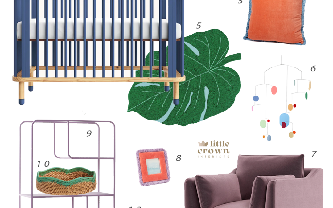 Get Playful With Colorful Nursery Furniture and Decor