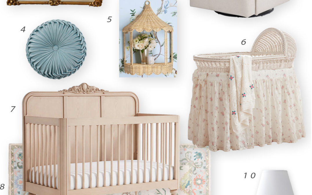 Bridgerton Inspired Regencycore Nursery Furniture and Decor