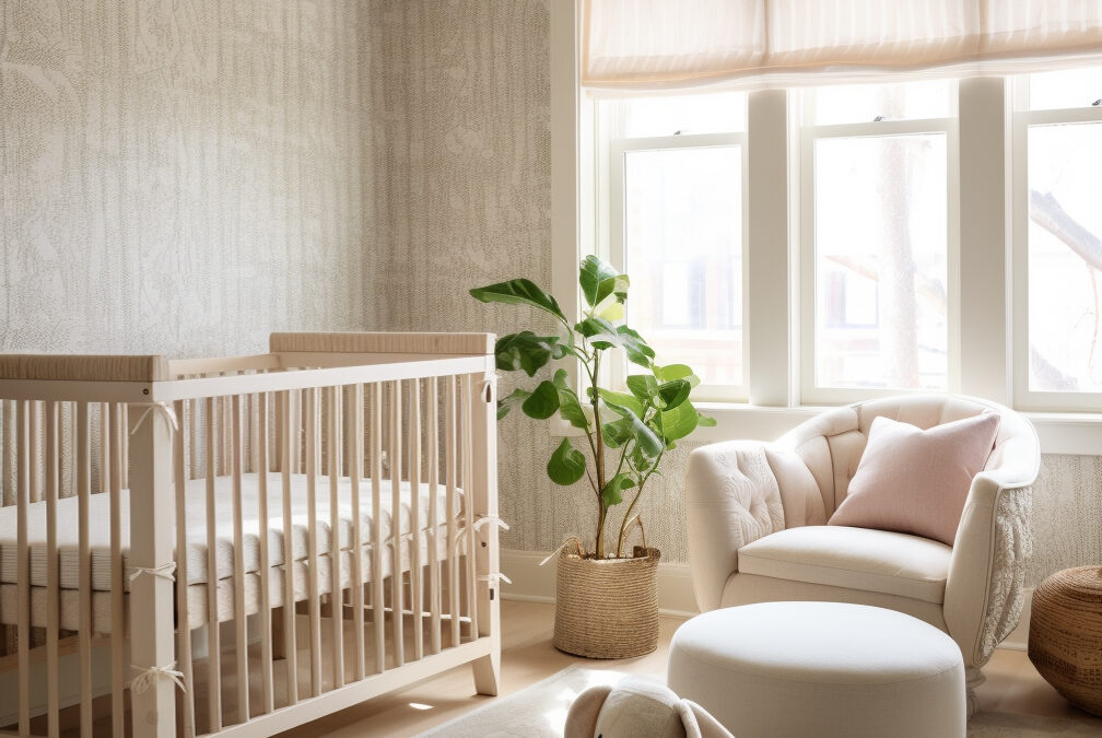 AI Inspiration to Reality: Modern Neutral Blush Nursery