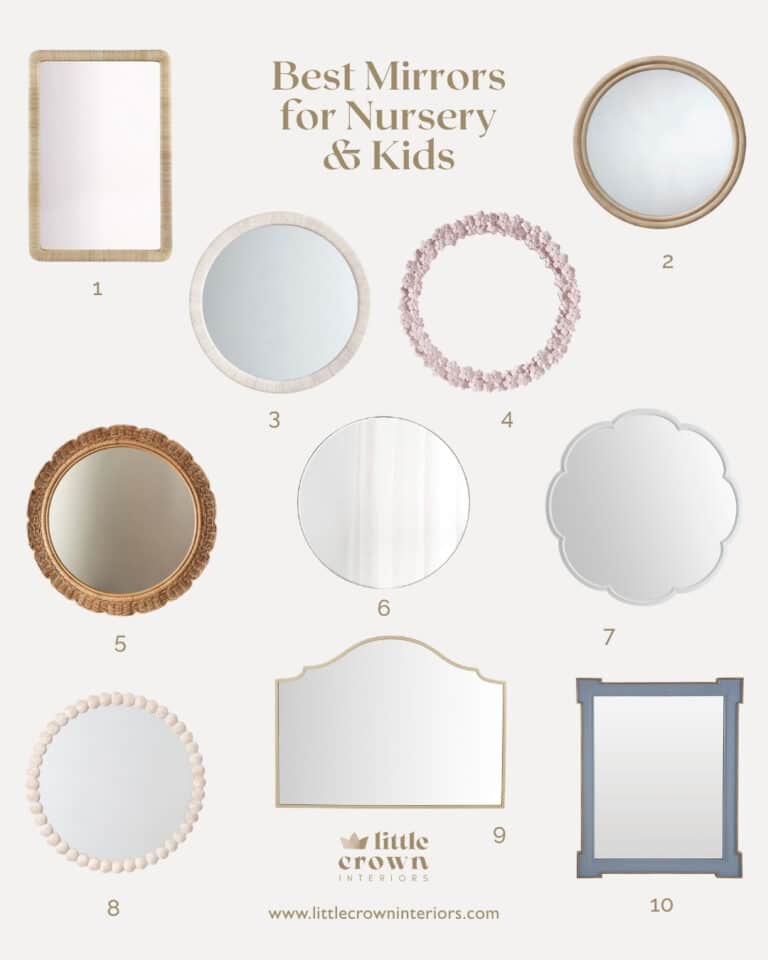 The Best Nursery Wall Mirrors