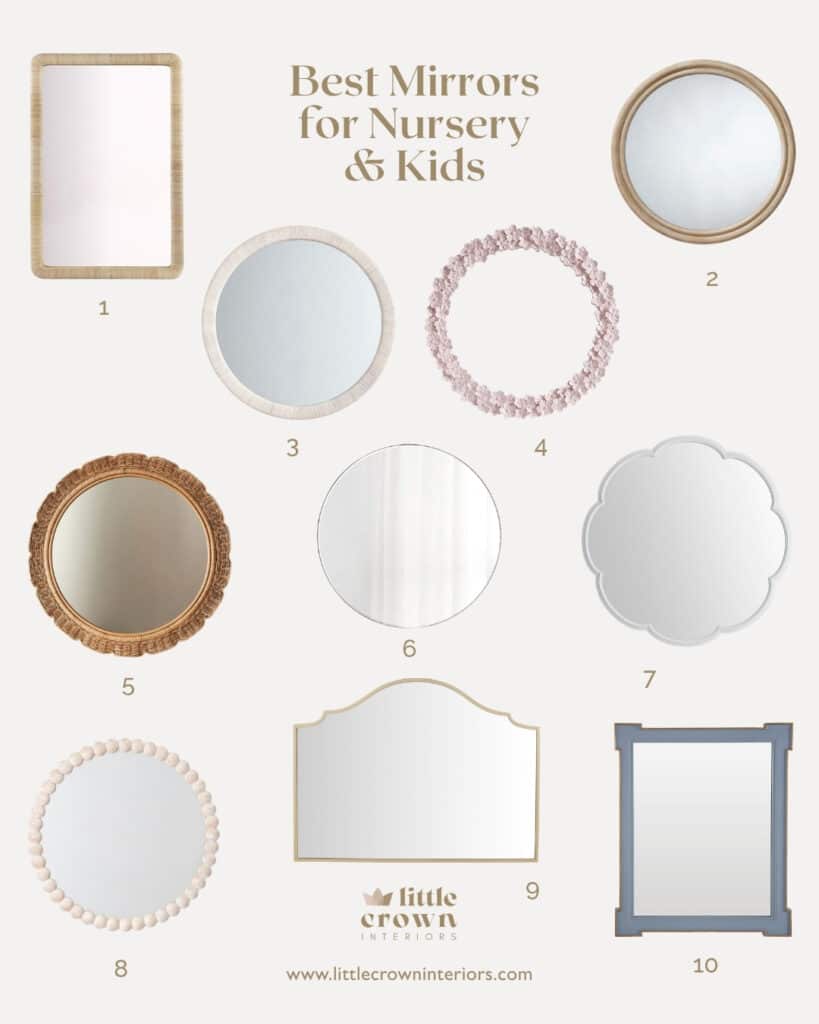 The Best Nursery Wall Mirrors