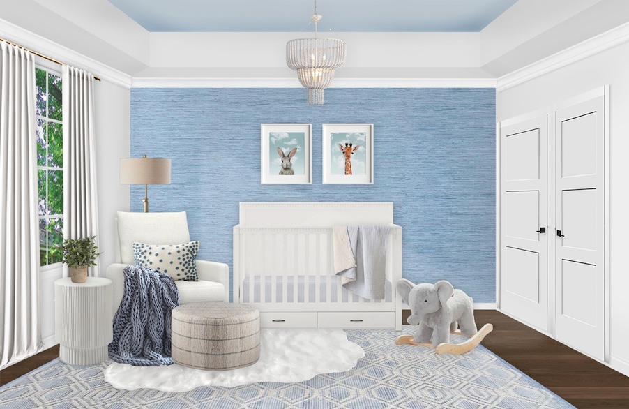 Blue Boy's Virtual Nursery Design