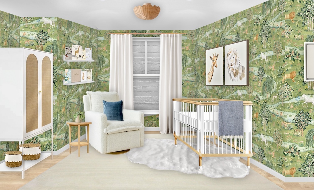 William Morris Green Nursery Design