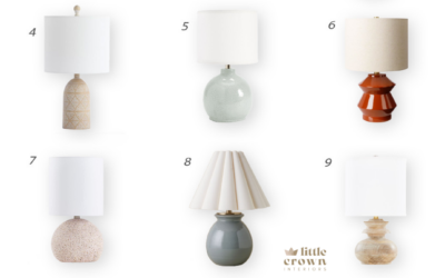 My Favorite Small Nursery Lamps Under 20 Inches